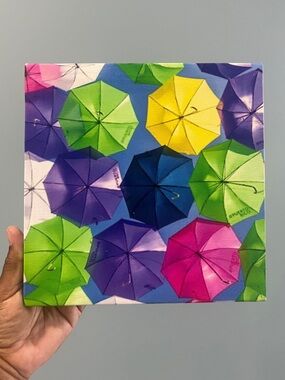 Puerto Rico Umbrella Canvas